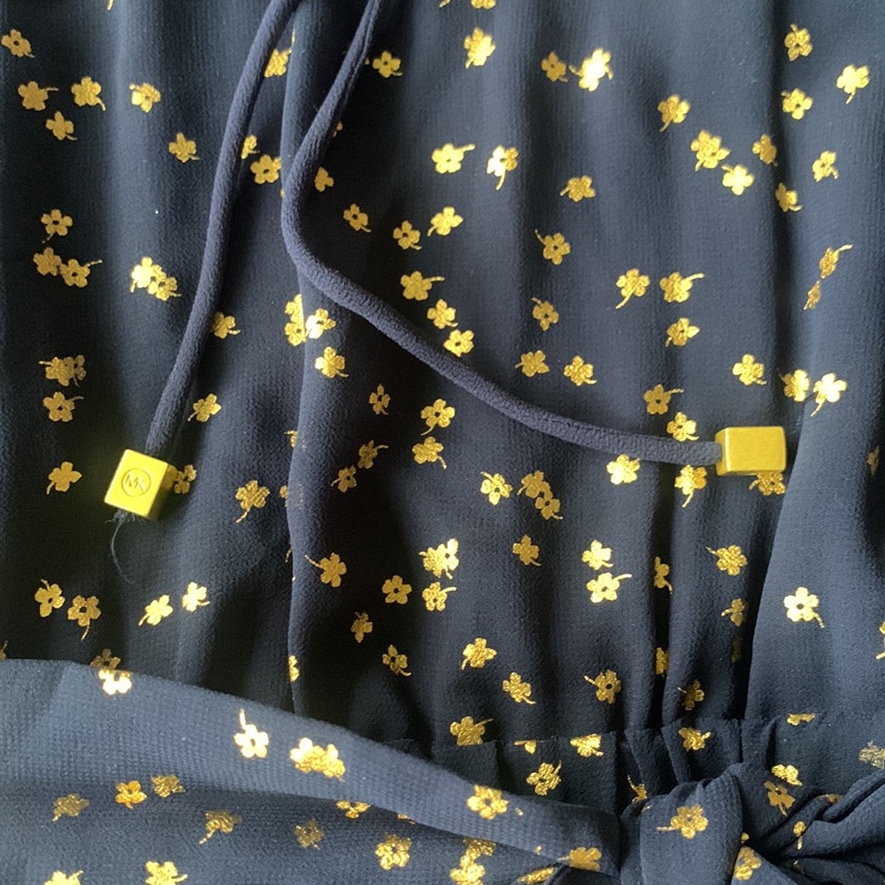 Michael Kors Metallic-Star Print Dress - Picture 7 of 8